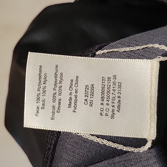 Aritzia Wilfred Free Daria black vegan leather leggings women's small - Picture 7 of 7